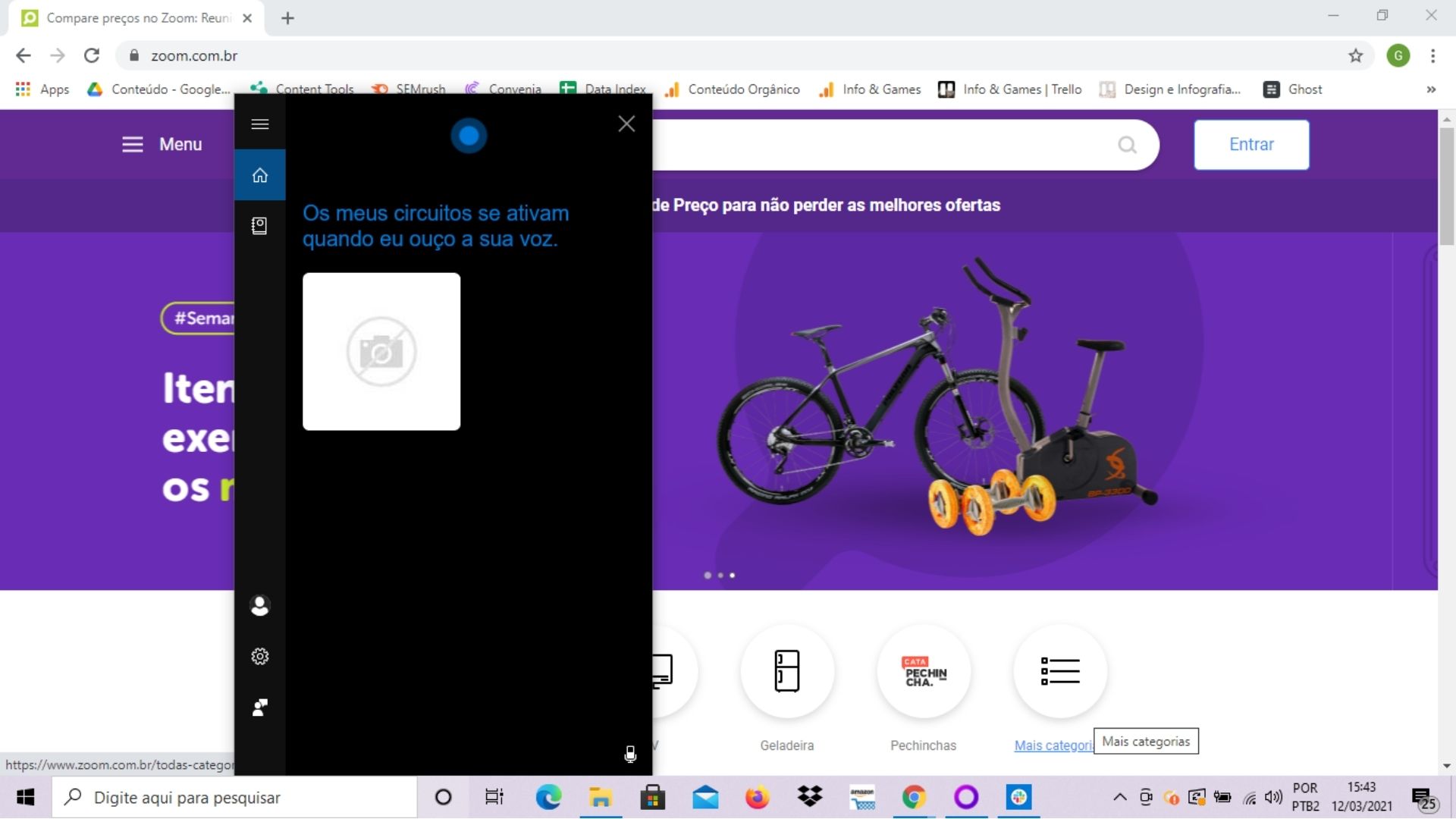 A Cortana, assistente de voz do Windows, tem um viés 'zoeiro' dependendo da pergunta que você faz para ela (Reprodução: Guilherme Toscano)