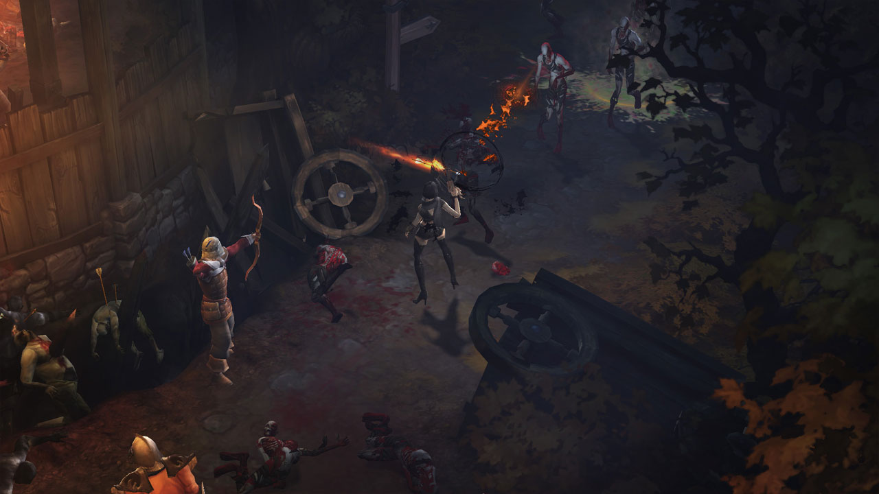 Diversos tipos de personagem se unem para lutar contra as forças do mal em Diablo 3. Requisitos mínimos podem ser encontrados logo abaixo (Divulgação: Blizzard Entertainment)