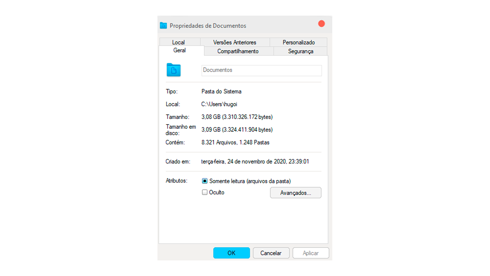 Confira as opções do pendrive (Foto/Hugo Iwaasa)