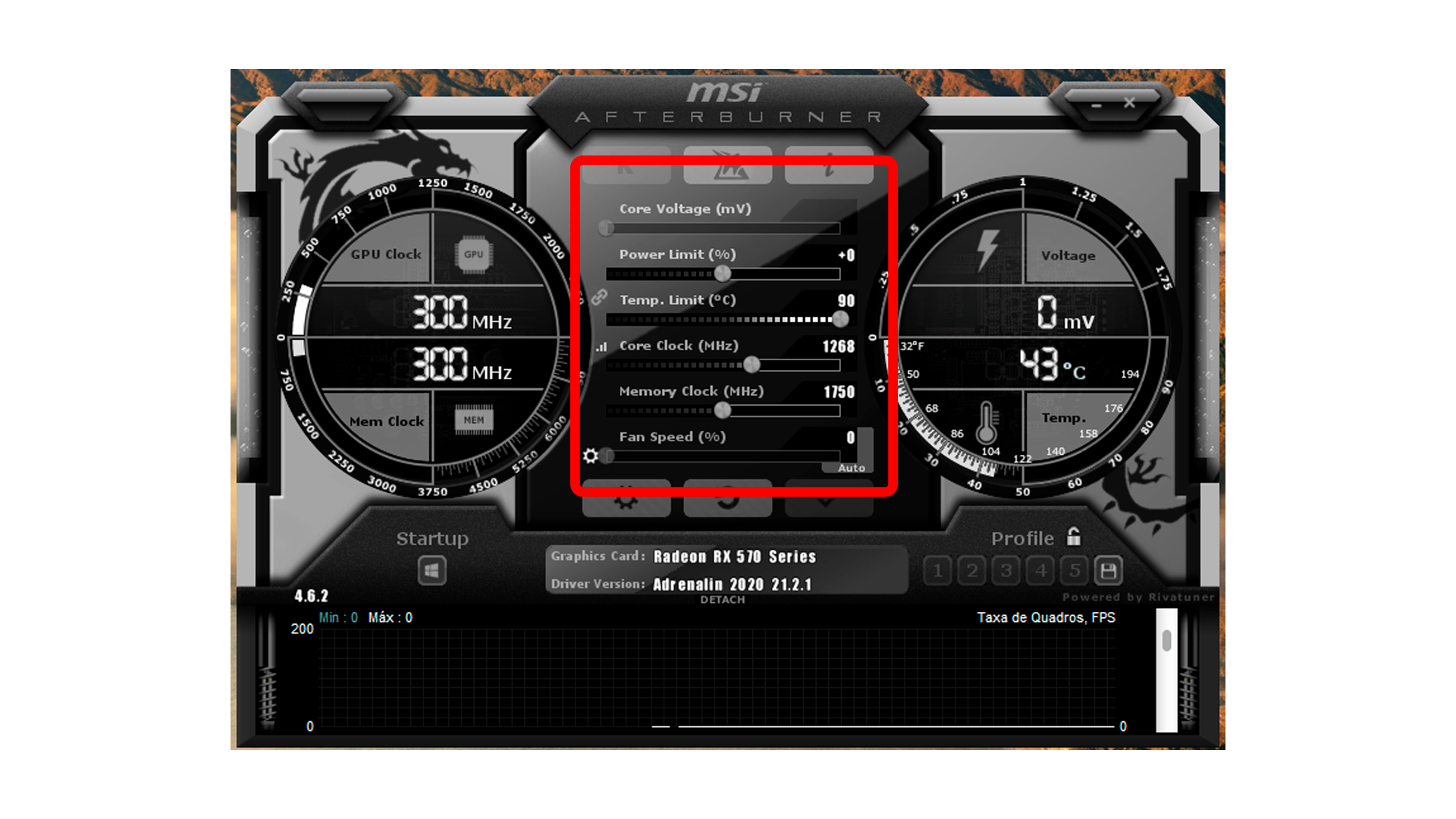 Altere as configurações para fazer o overclock (Foto/Hugo Iwaasa)