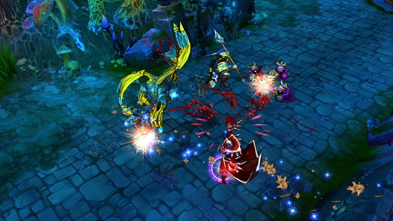 Captura de tela de partida do League of Legends, um dos jogos mais jogados do mundo