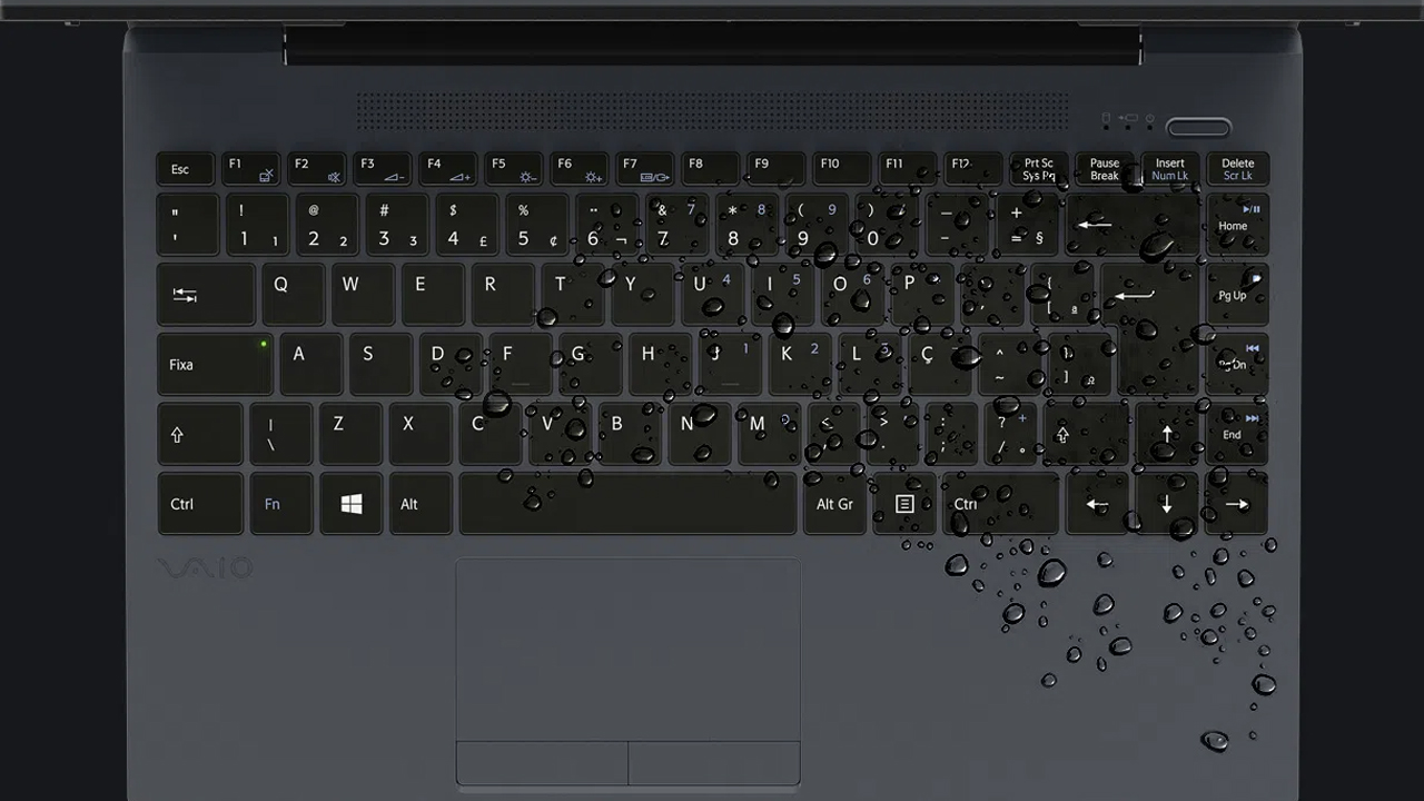Teclado do Vaio FE14 (Foto: Divulgação/Vaio)
