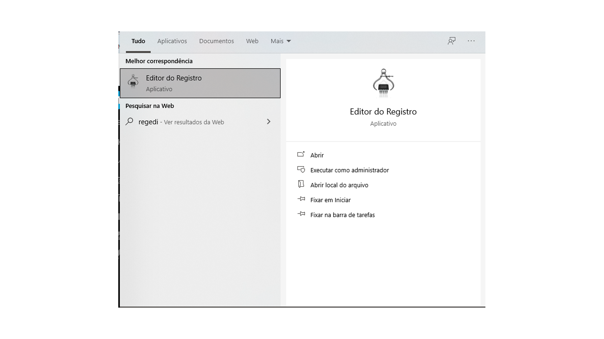 O editor de registros é essencial para desativar o Defender (Foto/Hugo Iwaasa)
