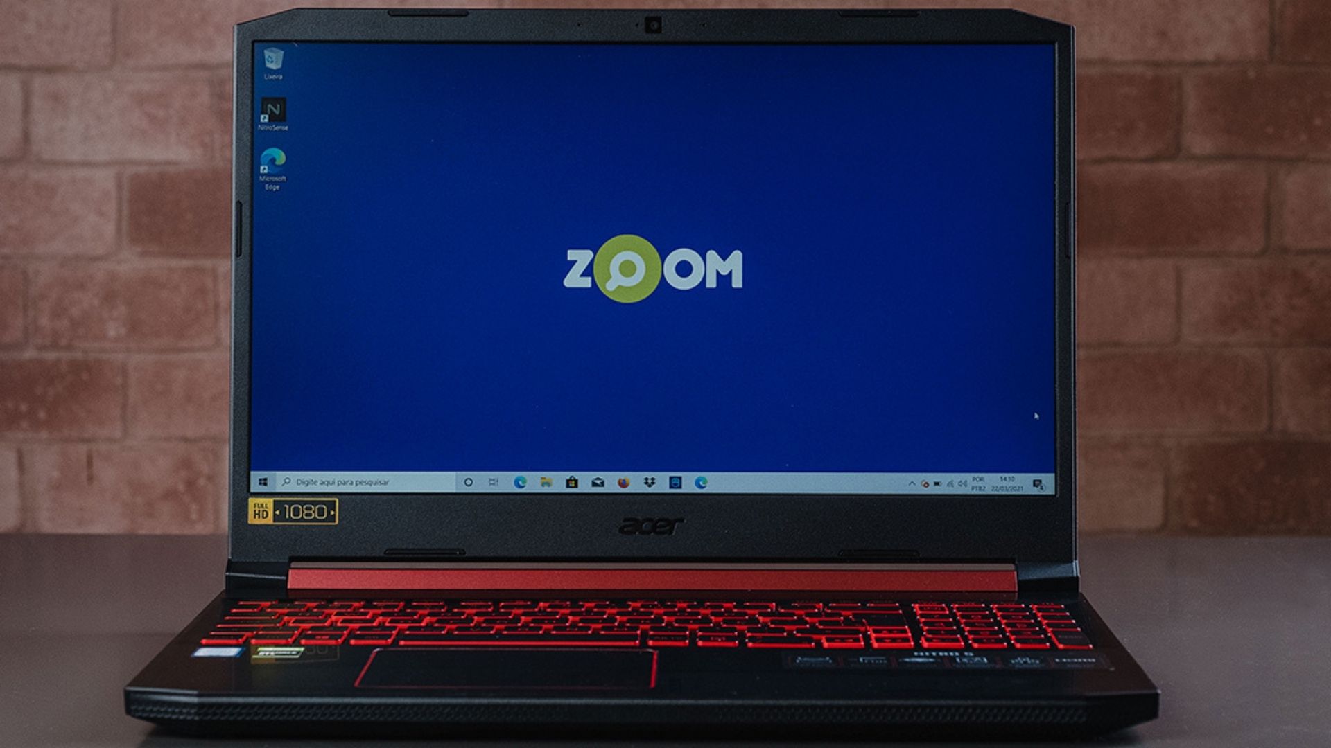 A tela do Acer Aspire Nitro 5 tem resolução Full HD e painel IPS, que garante cores mais vivas (Foto: Zoom)