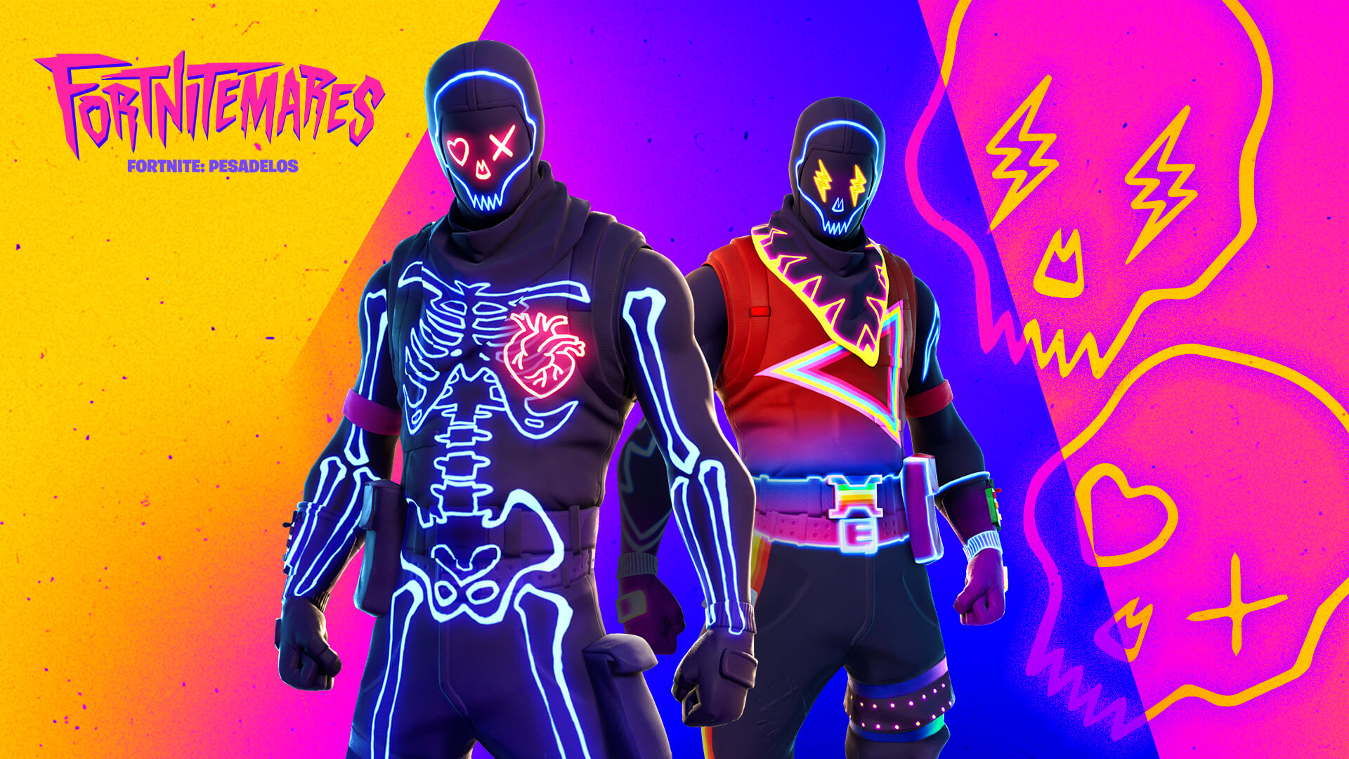 Não impeça que a sua luta pela sobrevivência seja uma festa com as skins Patrulheiros de Festa estilo J Balvin (Foto: Epic Games).