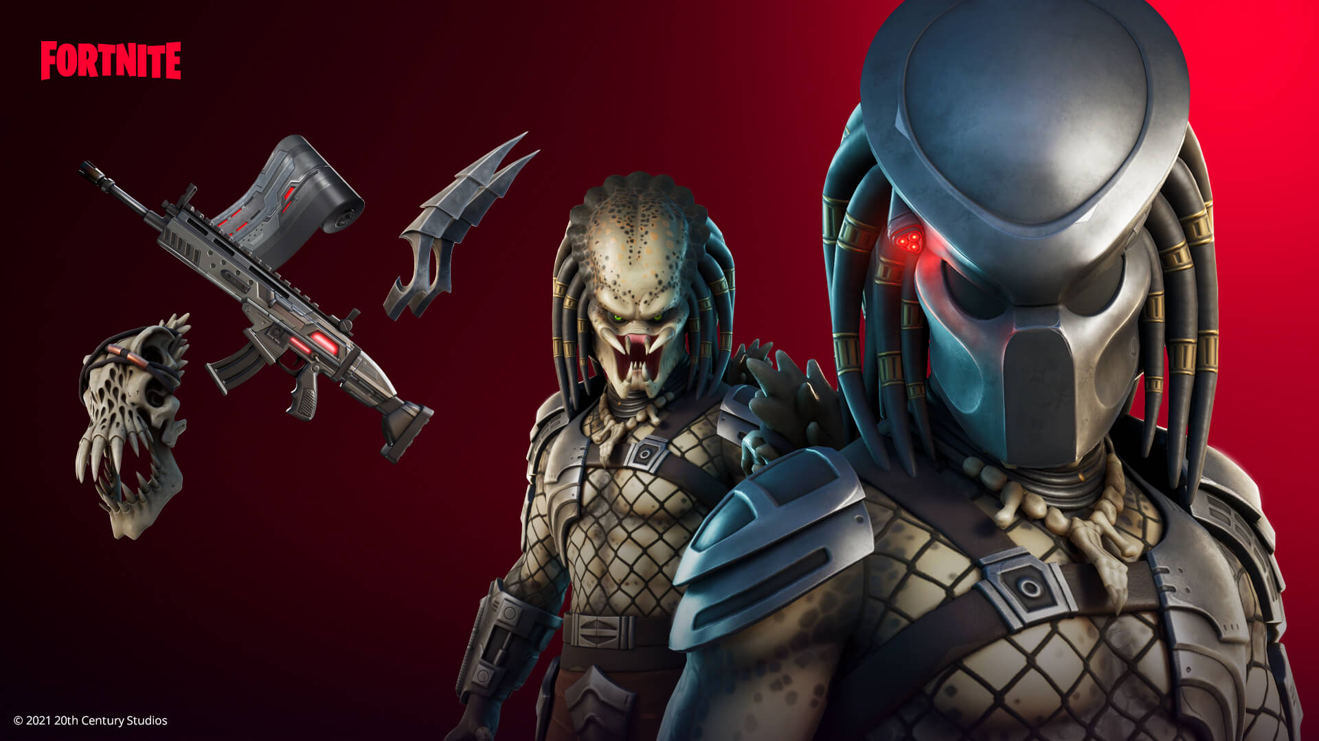 Skin de Fornite do Predador para caçar os inimigos na ilha (Foto: Epic Games).