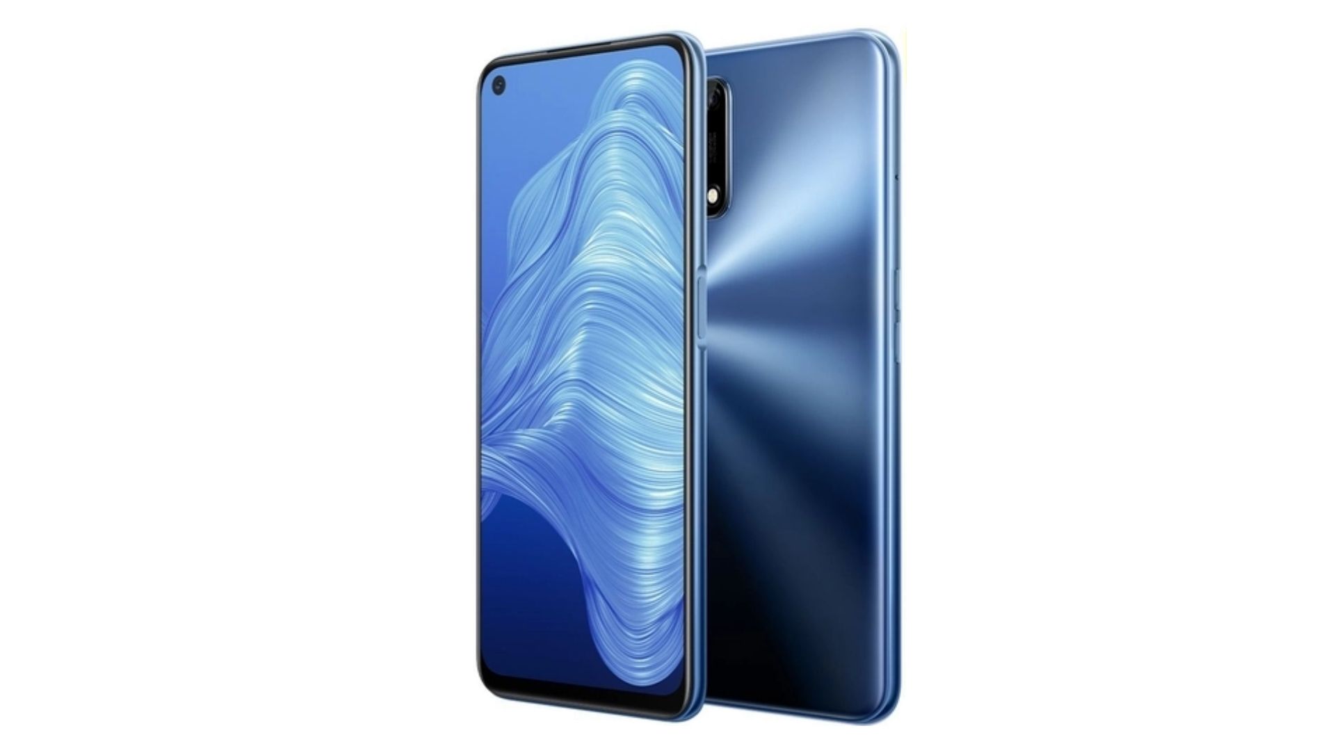 Realme 7 5G está disponível nas cores azul (foto) e prata (Foto: Divulgação/Realme)