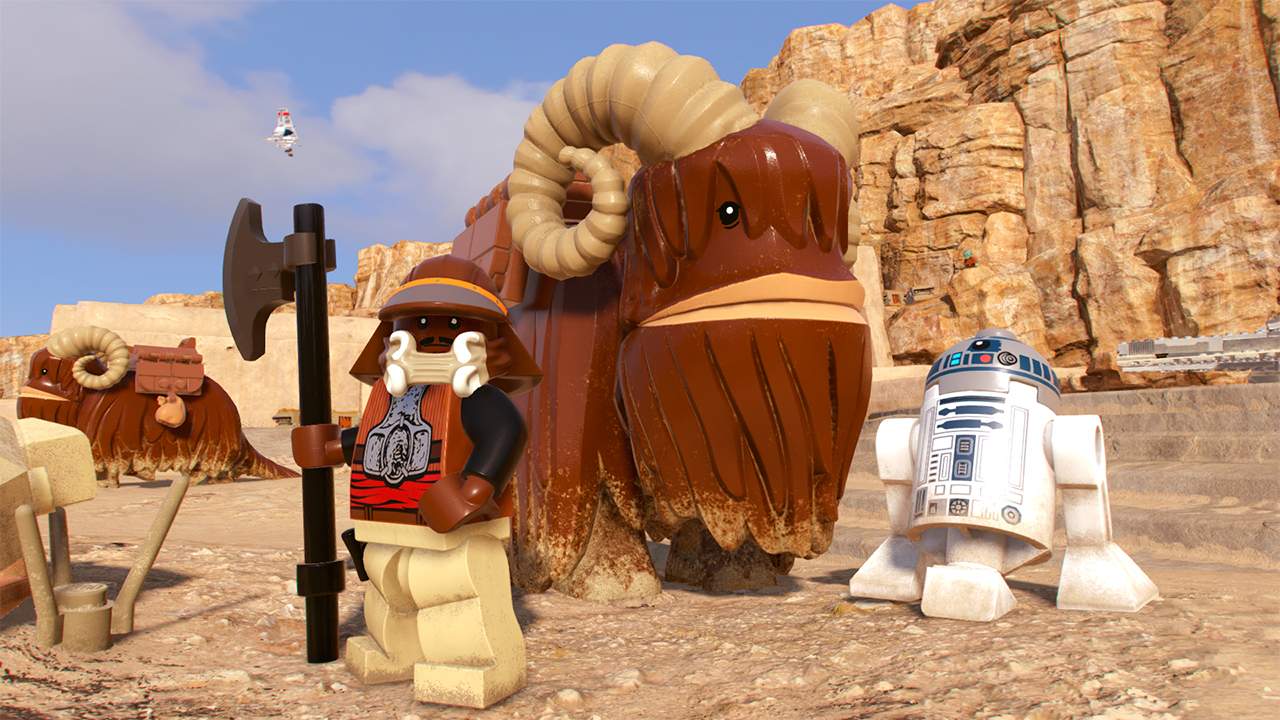 Com tantos personagens jogáveis, até mesmo o <em>bantha</em> é uma aposta plausível (Fonte: Divulgação/TT Games)