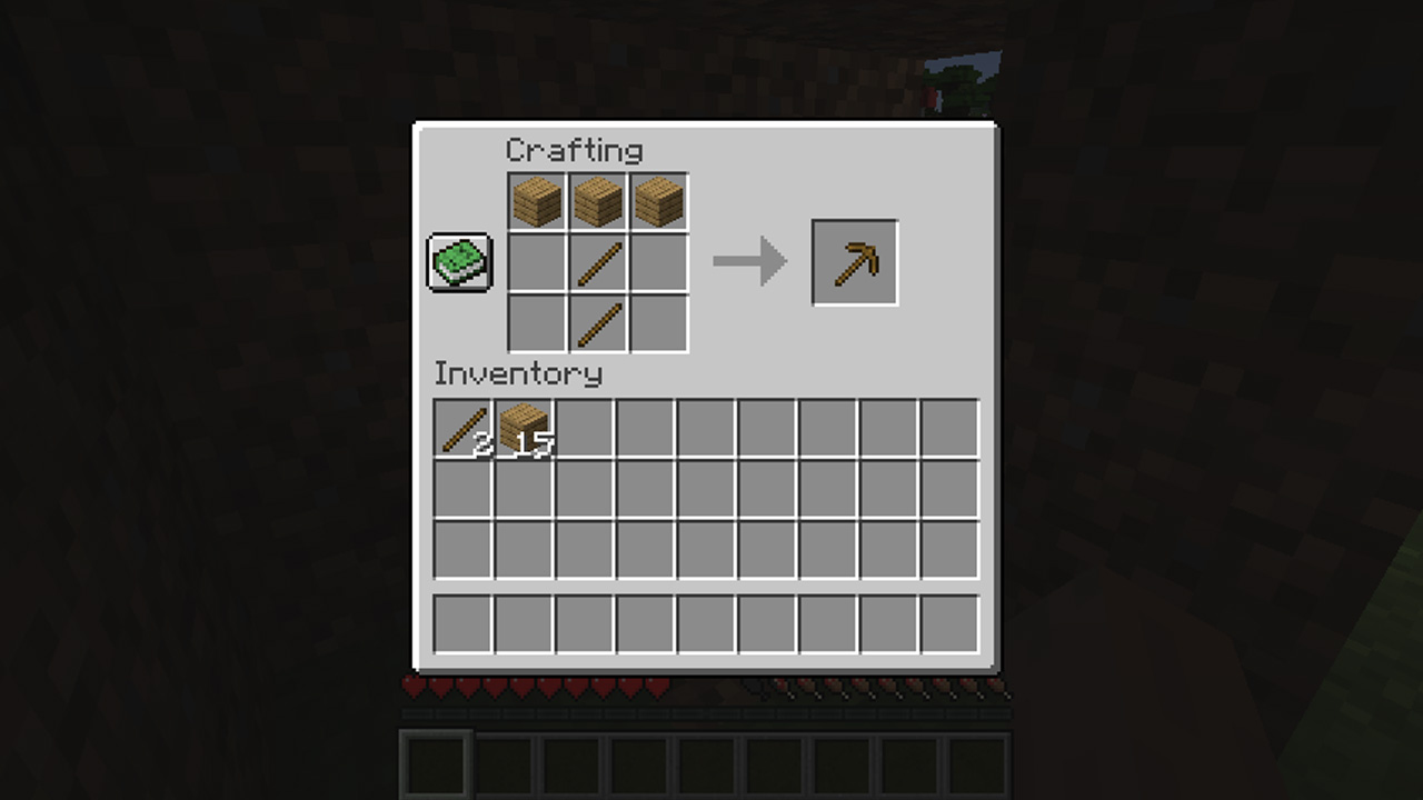 Se ainda tiver dúvidas sobre como jogar Minecraft, comece criando ferramentas de madeira, depois de pedra e procure por ferro para evoluir cada vez mais (Reprodução: Redação Zoom)