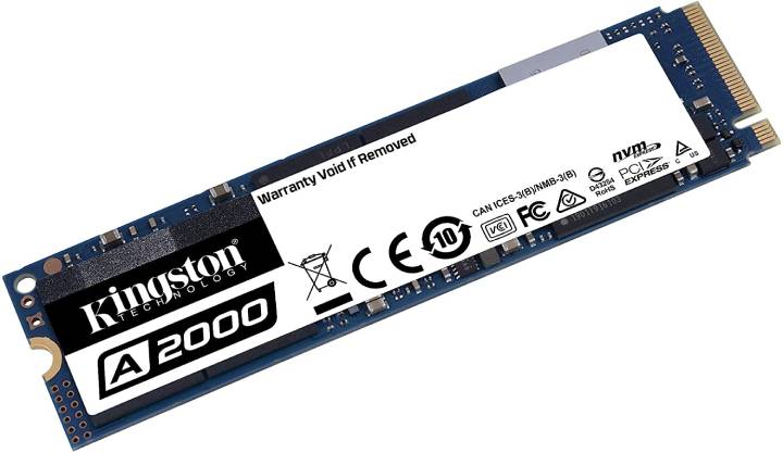 Uma das vantagens dos SSD M2 NVMe é que eles são muito compactos (Fonte: Divulgação/Kingston)