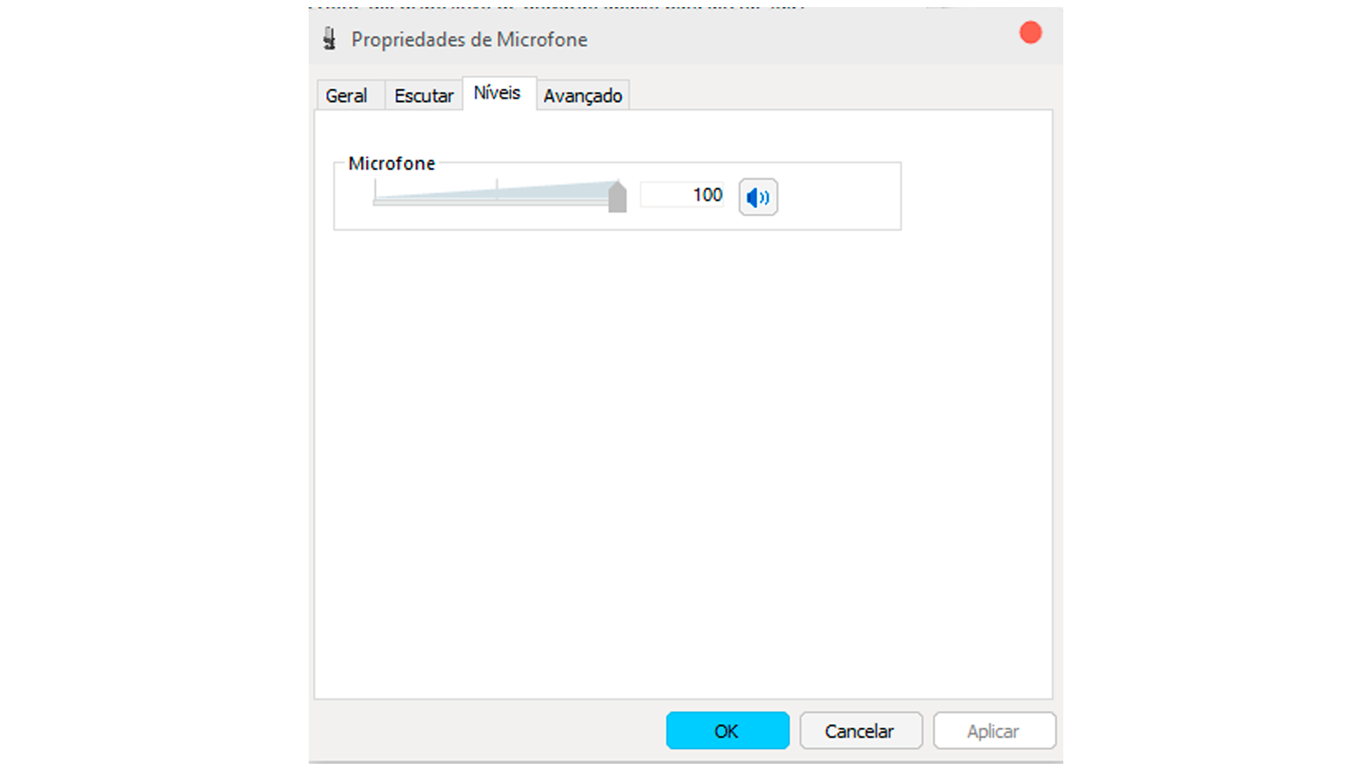 Para o máximo desempenho, escolha 100% de ganho (Reprodução: Hugo Iwaasa)
