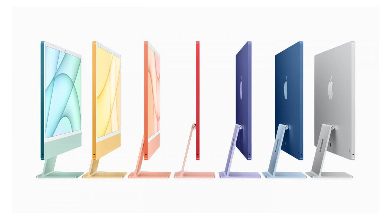 Cores do novo iMac com M1 (Foto: Divulgação/Apple)