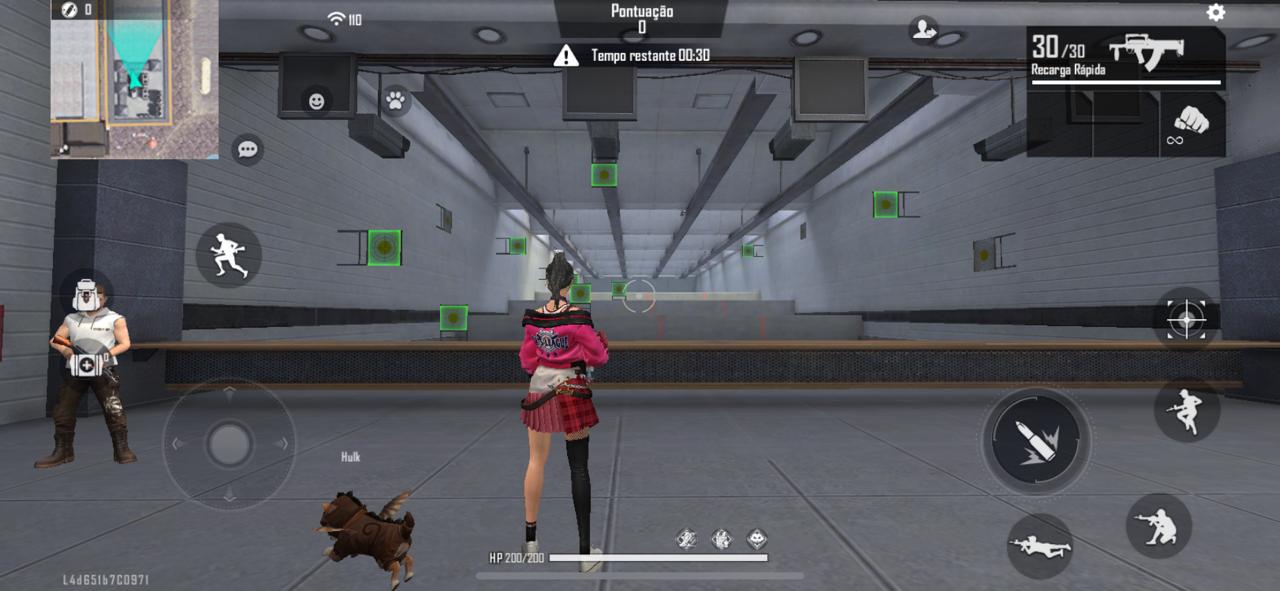 Utilizar a Ilha de Treinamento para se familiarizar com os comandos é uma das dicas de Free Fire (Foto: Reprodução)