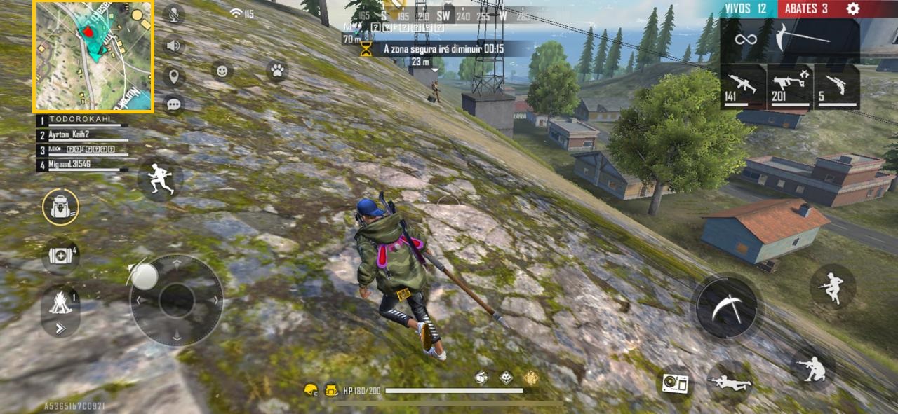 O mini mapa é um dos elementos do Free Fire que pode fazer toda a diferença na sua partida (Foto: Reprodução)