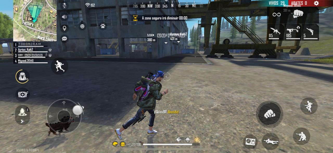 Correr com a arma na mão é um dos erros mais cometidos durante a jogatina (Foto: Reprodução)