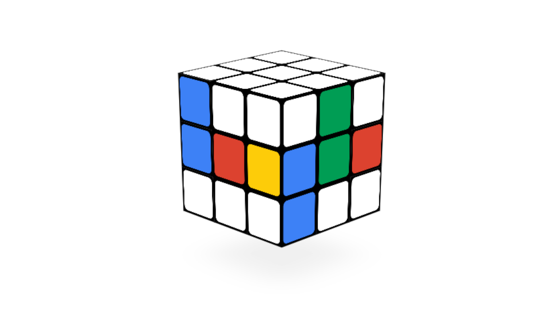 Cubo mágico do Rubik em formato virtual no Google (Fonte: Google Doodle)