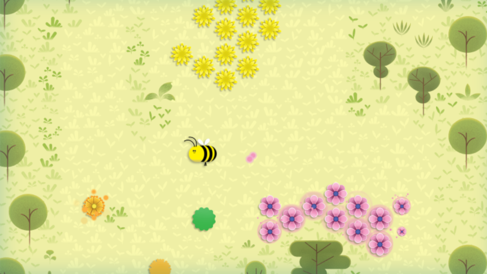 Jogo com abelhas alerta sobre a importância desse pequeno inseto para o nosso meio ambiente (Fonte: Google Doodle)
