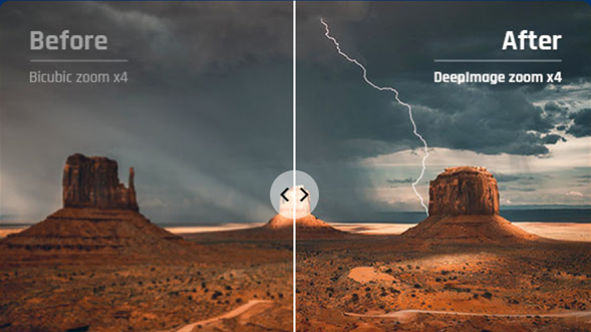 O aplicativo para melhorar a qualidade da foto possui recursos gratuitos e fáceis de usar (Fonte: Deep-Image / Reprodução)