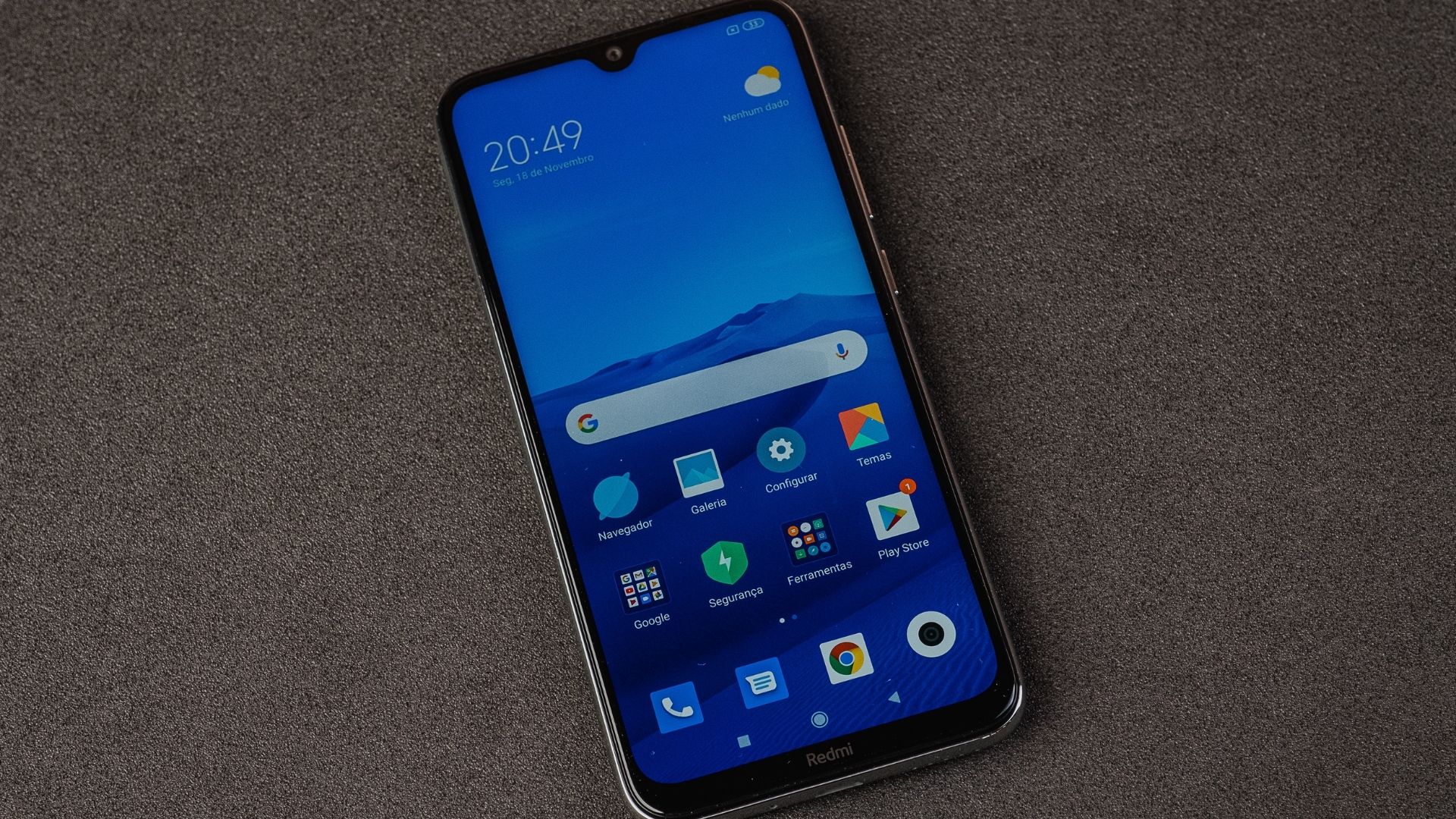 Redmi Note 8 tem aproveitamento frontal de 90% (Foto: Zoom)