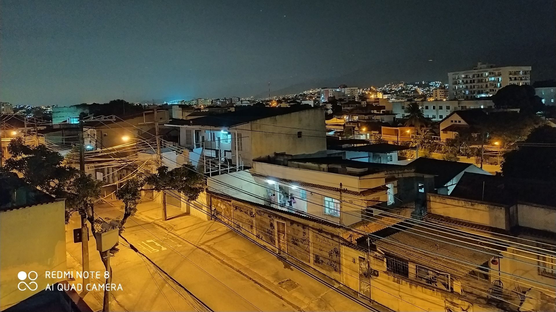 Foto tirada à noite com o Modo Noturno Redmi Note 8 (Foto: Aline Batista/Zoom)