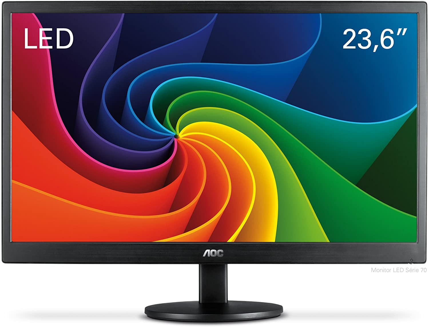 Procurando monitor gamer barato? O AOC M2470SWD tem painel em LED VA, resolução em Full HD e entrada DVI (Foto: Divulgação/AOC)