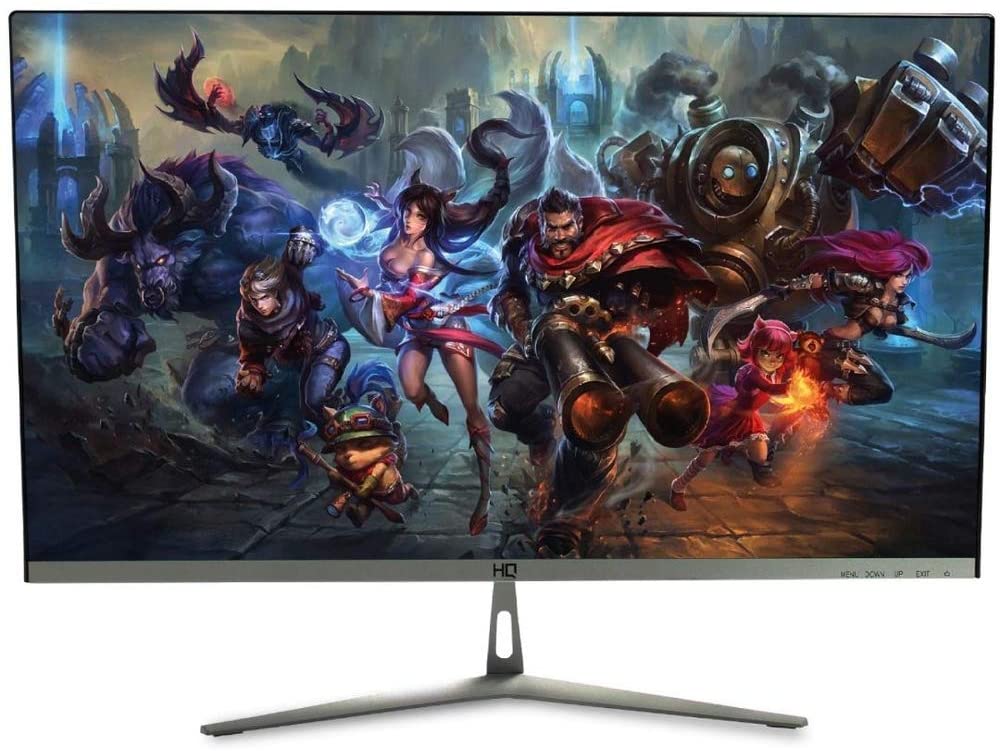 O monitor HQ 24HQ-Gamer possui bordas ultrafinas (Foto: Divulgação/HQ)