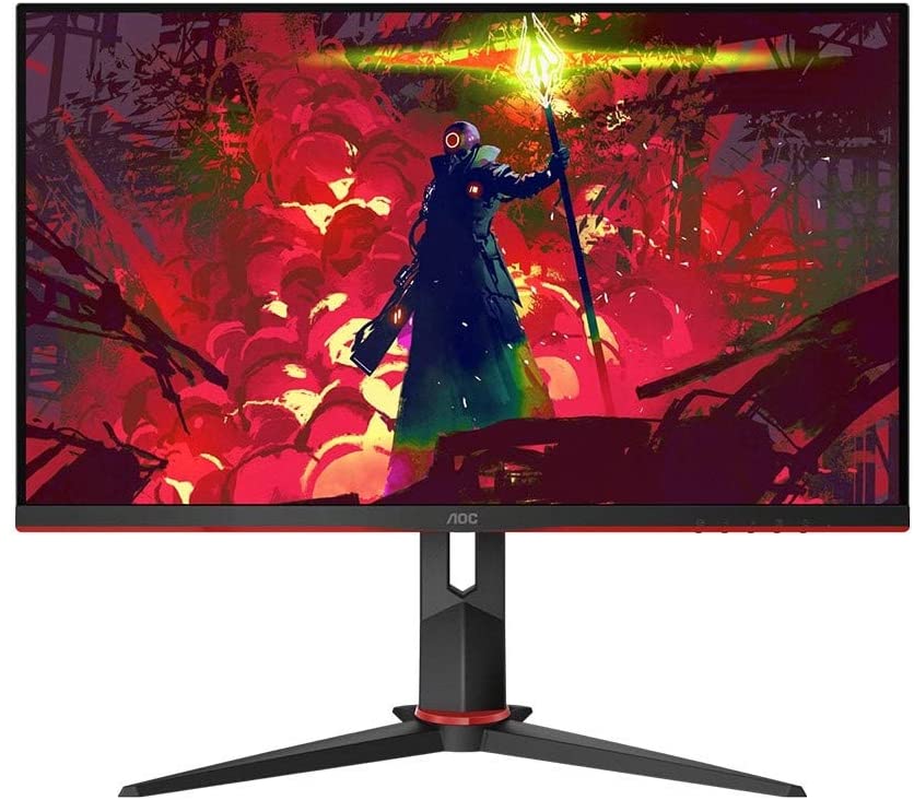 O AOC HERO 24G2 tem painel com tecnologia antirreflexo e base ajustável (Foto: Divulgação/AOC)