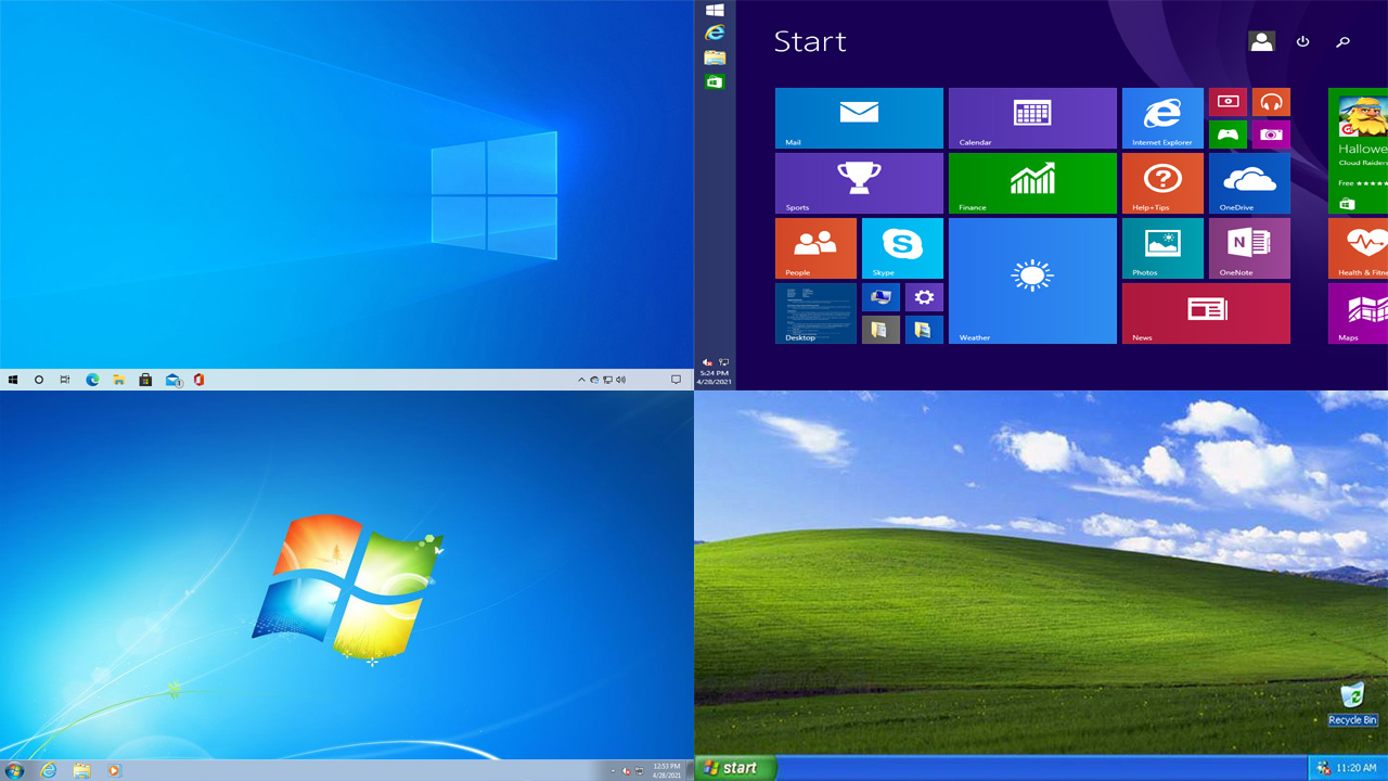 Uma das formas de como ver a versão do Windows é através do Desktop, o qual nem sempre é padrão, mas serve como indicativo (Reprodução: Redação Zoom)