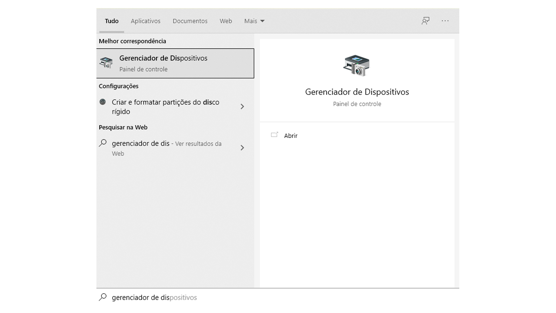 Procure no menu Iniciar a opção para atualizar drivers (Foto/Hugo Iwaasa)
