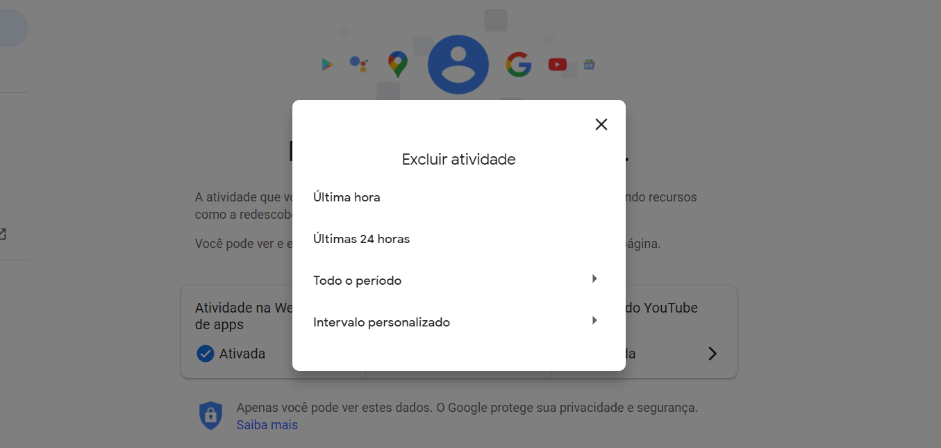 como apagar histórico google pc2