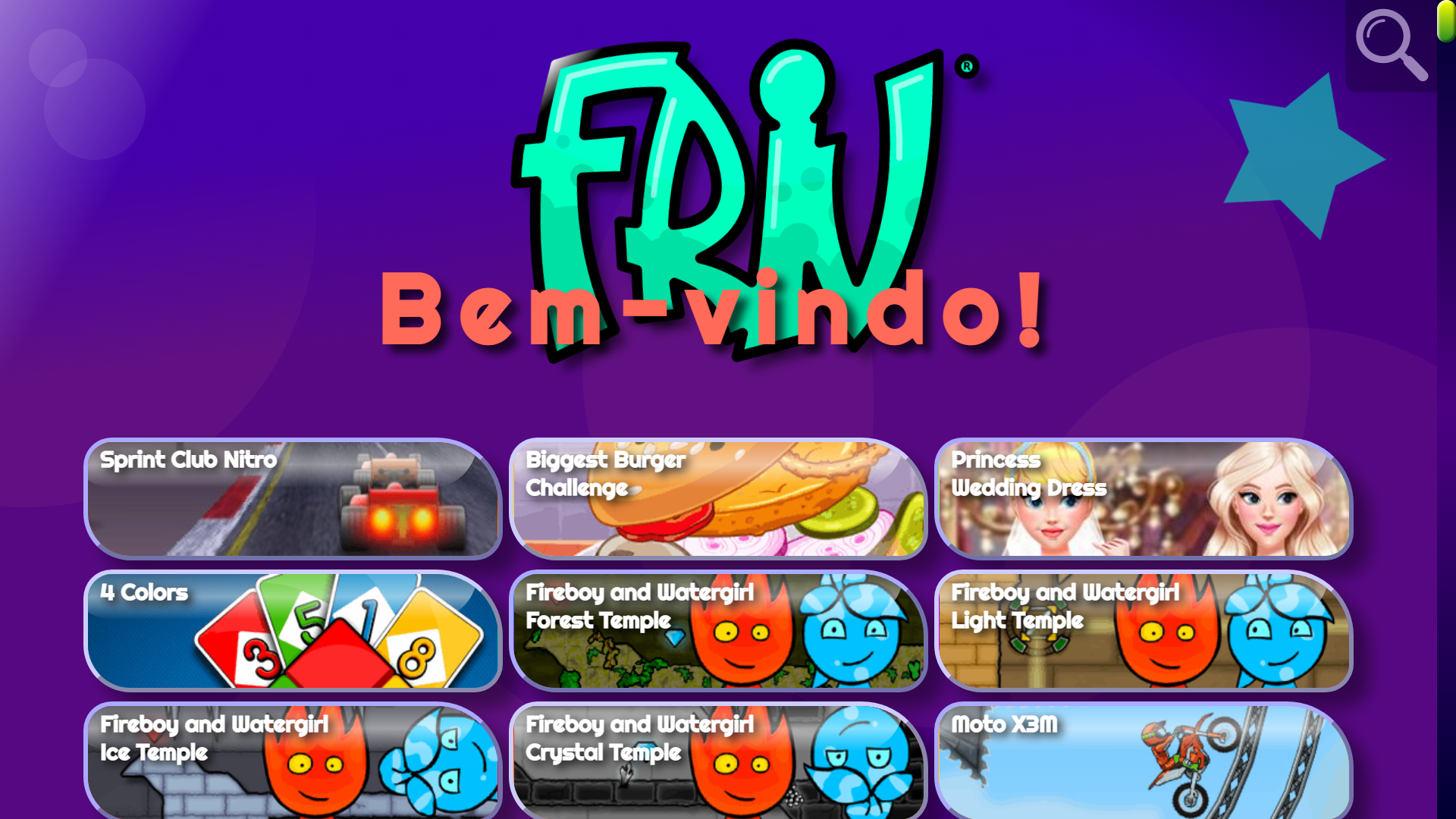 Friv tem dezenas de jogos diferentes para passar o tempo (Foto: Friv)