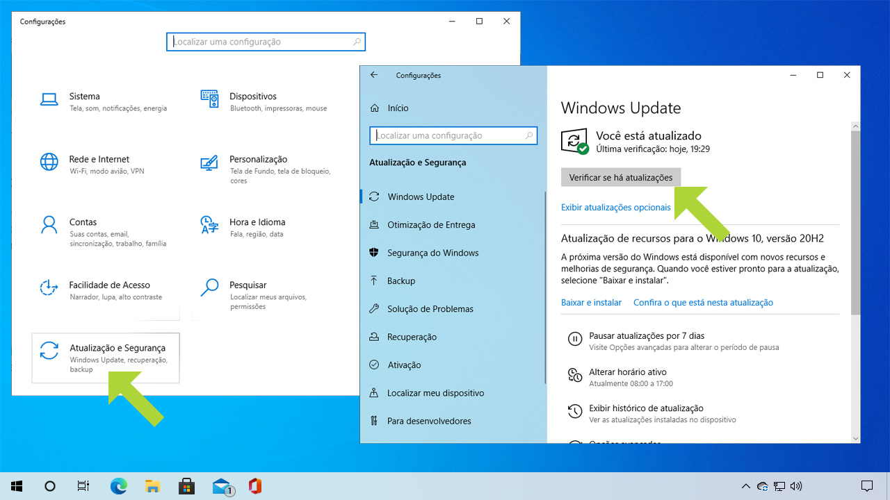 O Windows Update pode manter seu Windows 10 sempre atualiza contra ameaças e problemas que possam afetar sua performance (Reprodução: Redação Zoom)