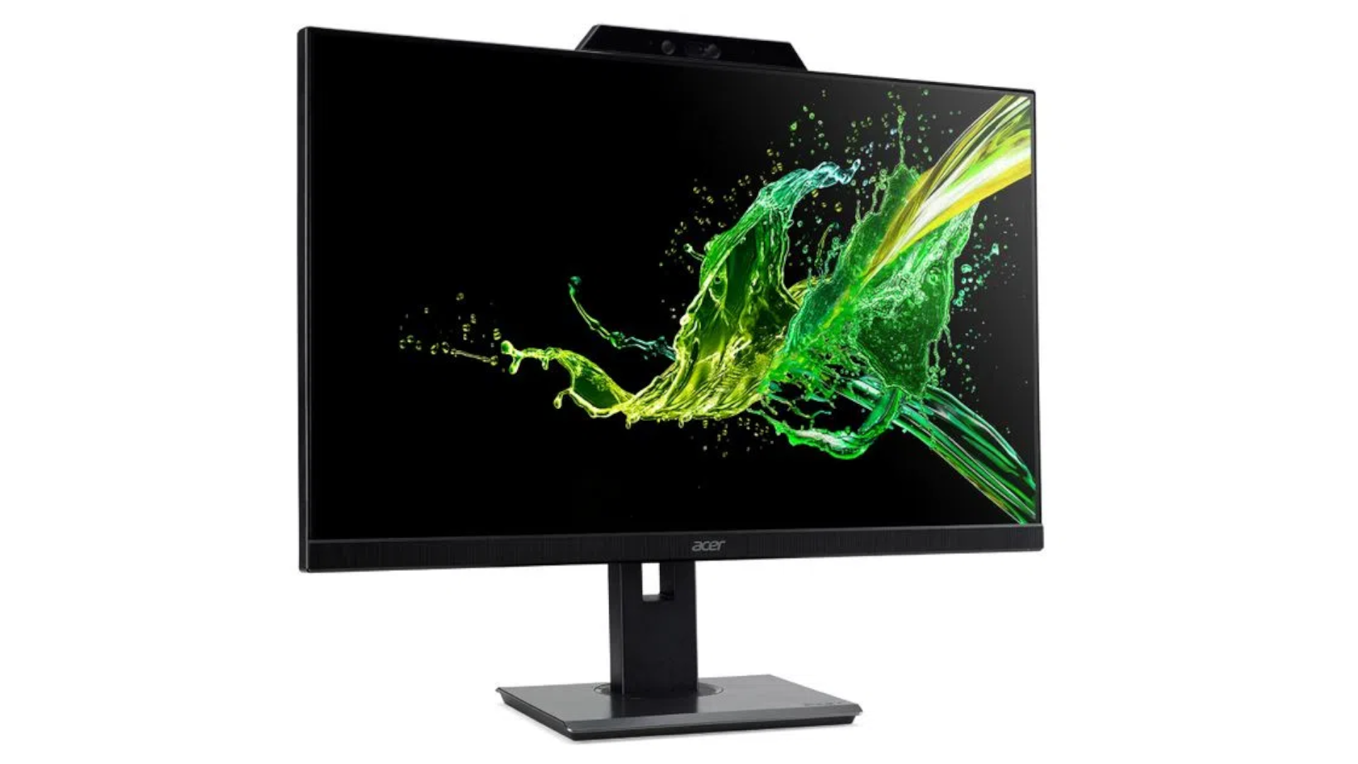 Legenda: O monitor Acer B247Y possui câmera embutida para chamadas de vídeo (Foto: Divulgação/Acer)