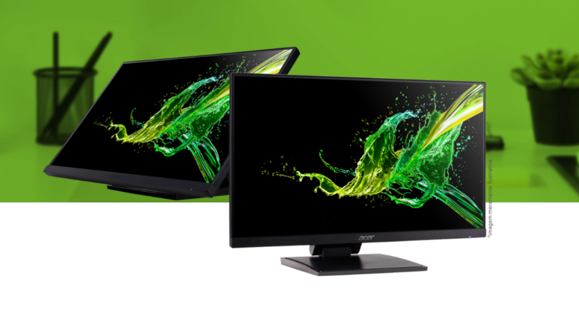 O touch screen do monitor Acer UT241Y é ideal para facilitar a navegação e o trabalho (Foto: Divulgação/Acer)