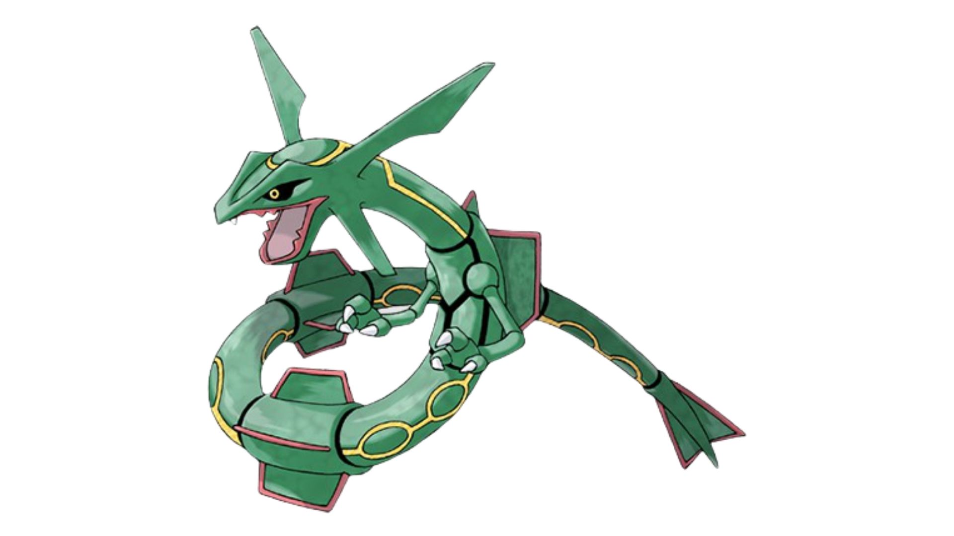 O Rayquaza é um pokémon mais forte da terceira geração dos jogos (Foto: Divulgação/Pokémon)