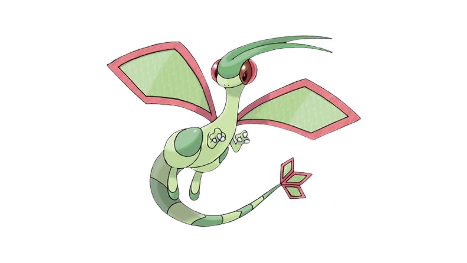 Flygon é popularmente conhecido como “o espírito elementar do deserto” (Foto: Divulgação/Pokémon)