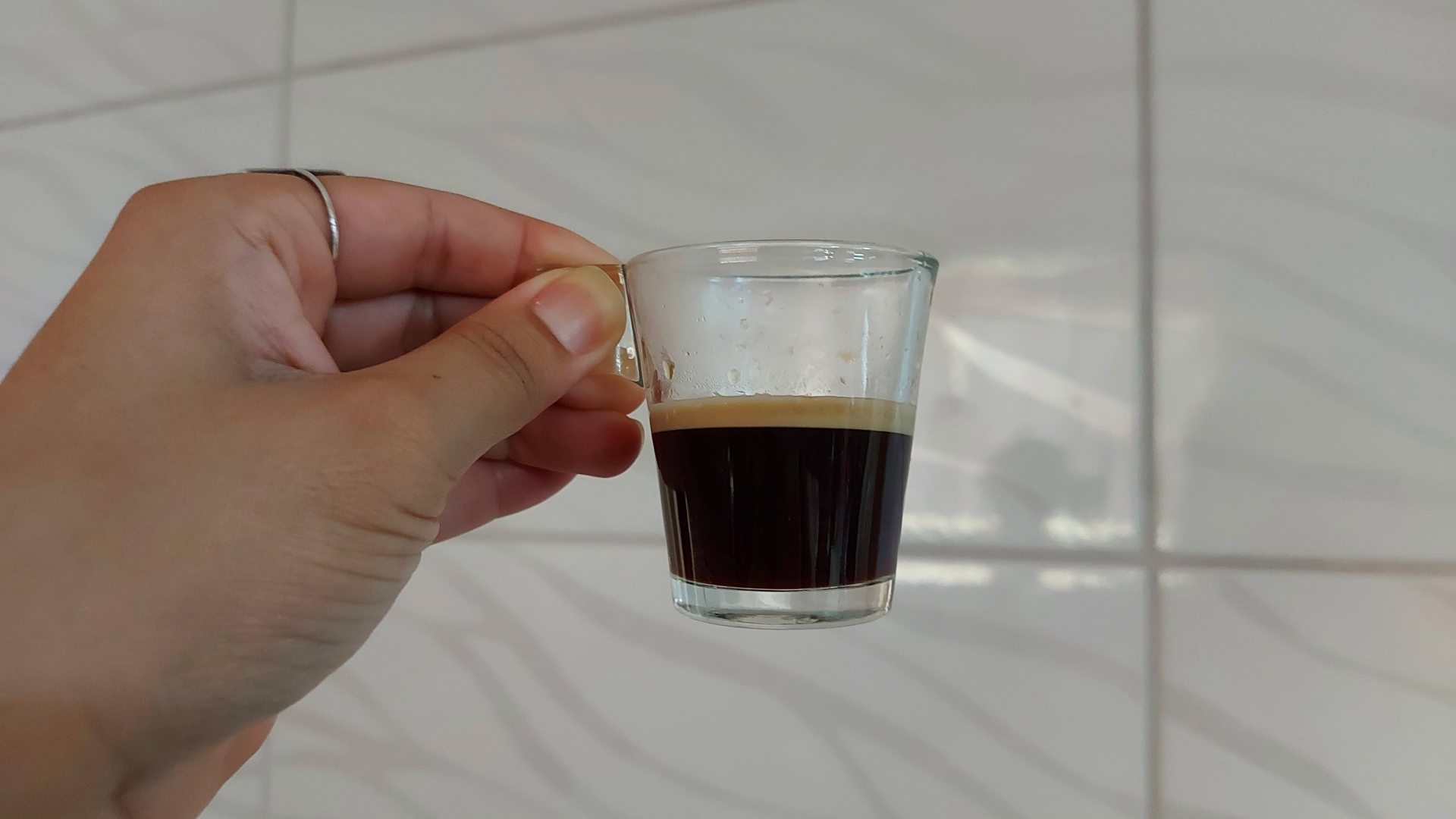 O café expresso curto tem, em média, 40ml (Foto: Acervo Pessoal/Ariel Cristina Borges)