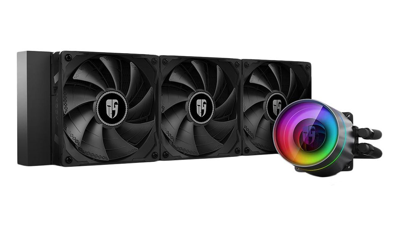 O Deepcool Castle 360EX, 360mm, RGB - DP-GS-H12- é um Water Cooler bem grande e entrega bastante potência de refrigeração com tamanha superfície (Foto: Divulgação)