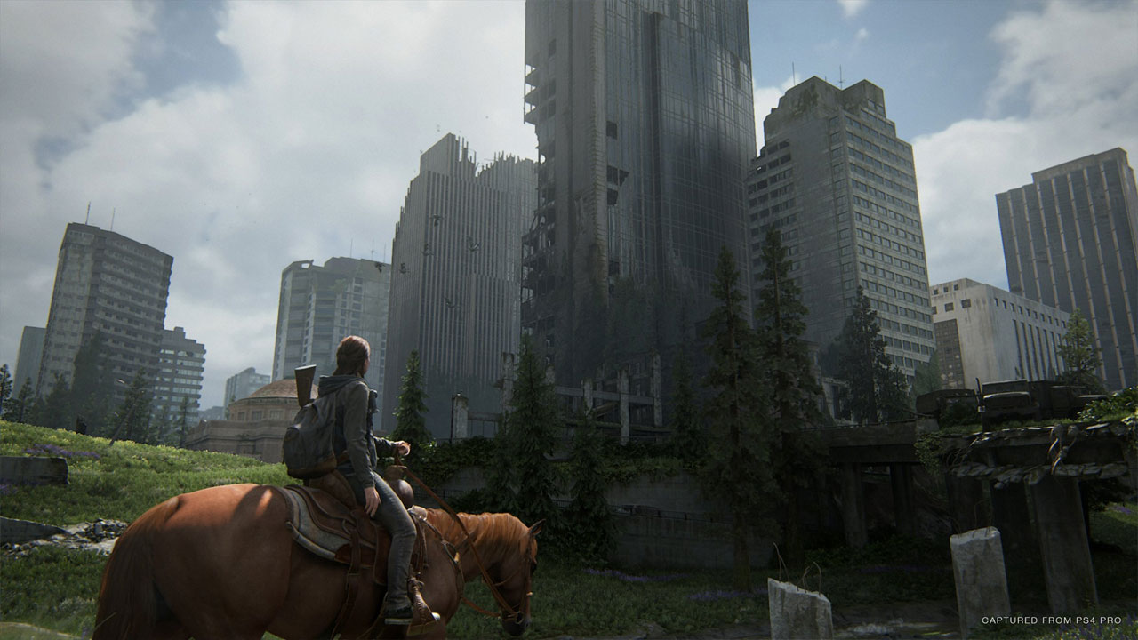 The Last of Us 2 traz de volta o mundo apocalíptico da série, mas foca-se na jornada por vingança de Ellie (Fonte: Divulgação/PlayStation)