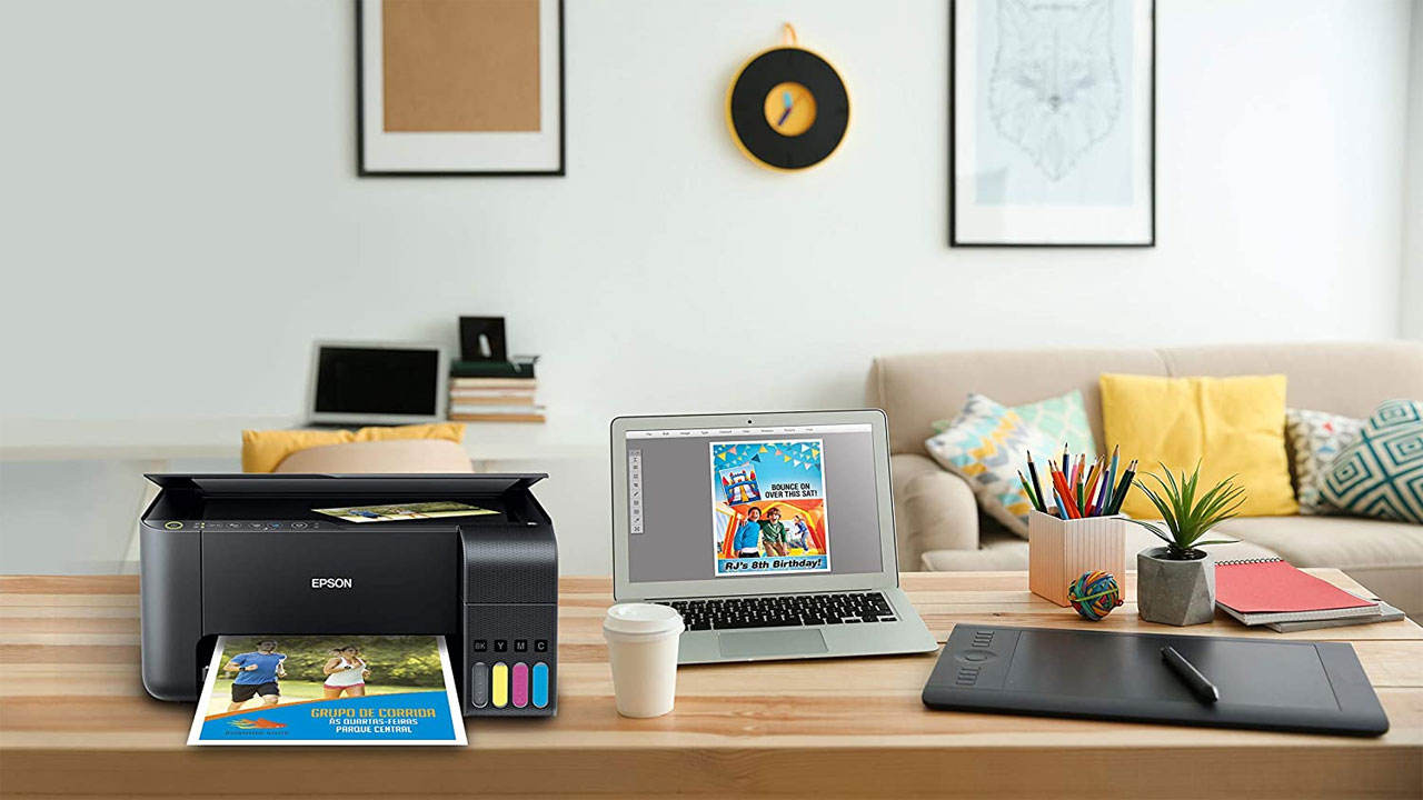 A Impressora Multifuncional Epson Ecotank L4160 é um bom exemplo de dispositivo que tem como imprimir frente e verso automaticamente (Reprodução: Amazon)
