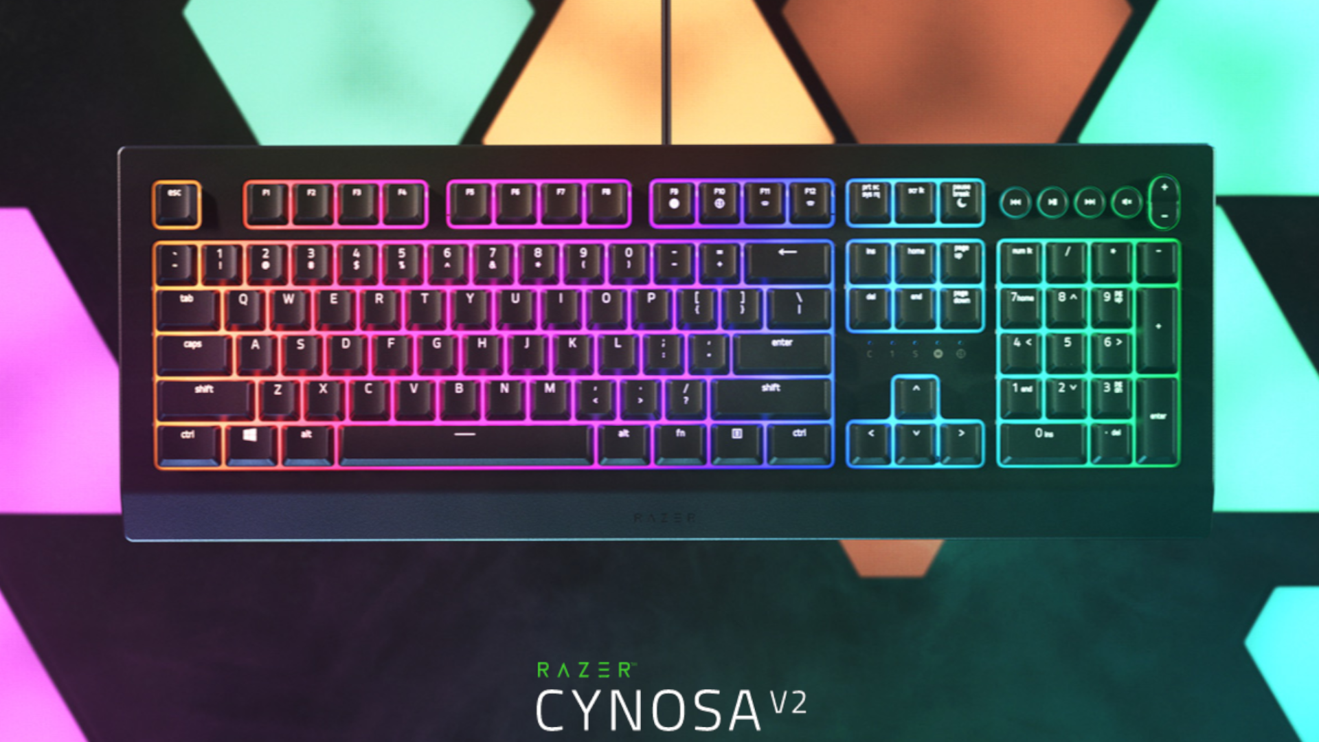 Razer Cynosa Chroma V2 é um teclado gamer de membrana e preço mais acessível para a marca (Foto: Divulgação/Razer)