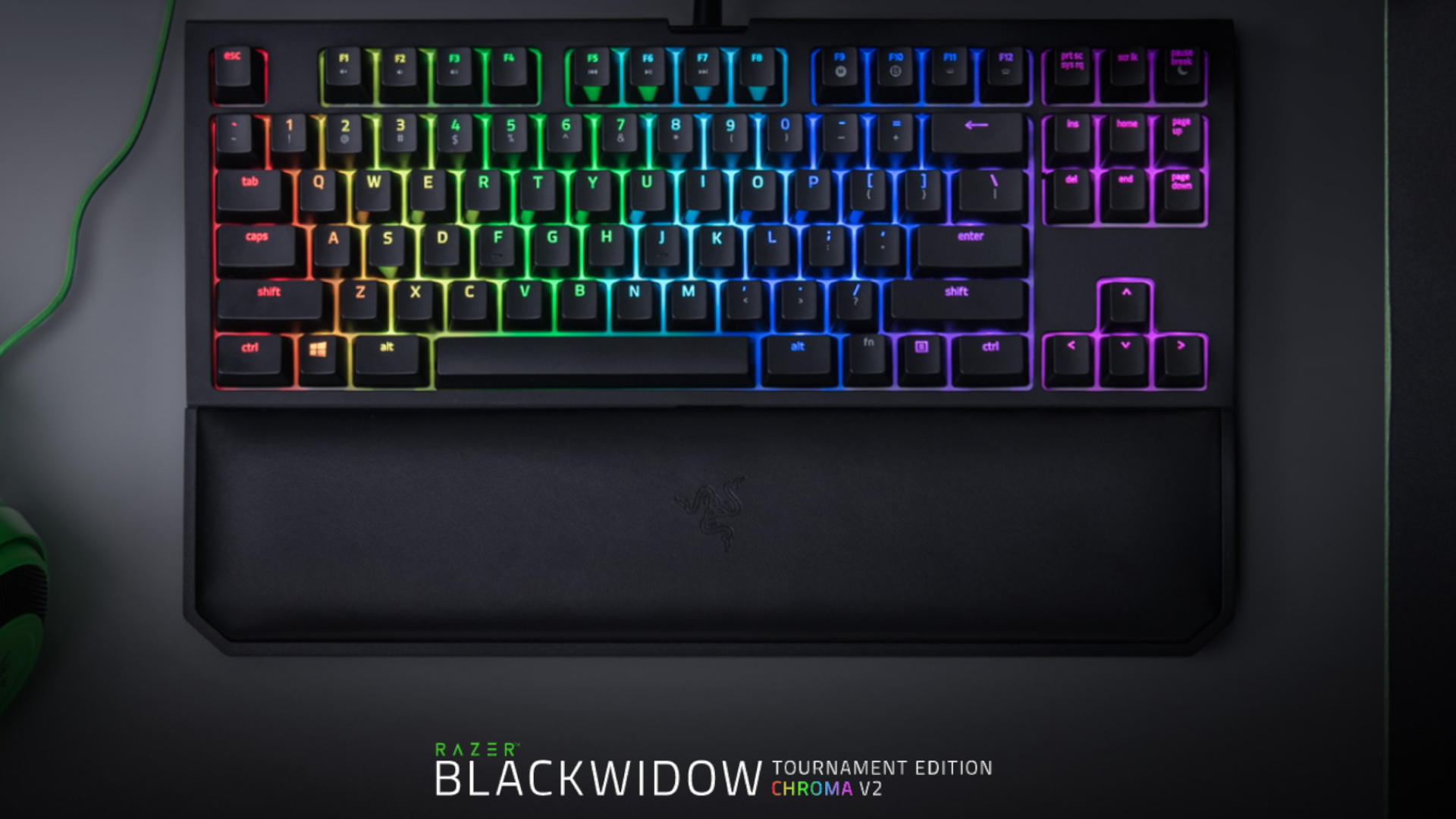 O Teclado Razer Blackwidow Tournament Chroma V2 é um teclado gamer mecânico pensado para uso competitivo (Foto: Divulgação/Razer)