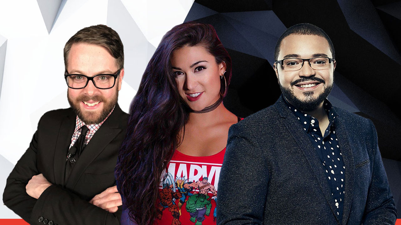 Os apresentadores Greg Miller, Jacki Jing e Alex Mendez foram confirmados para a E3 2021 (Reprodução: E3)